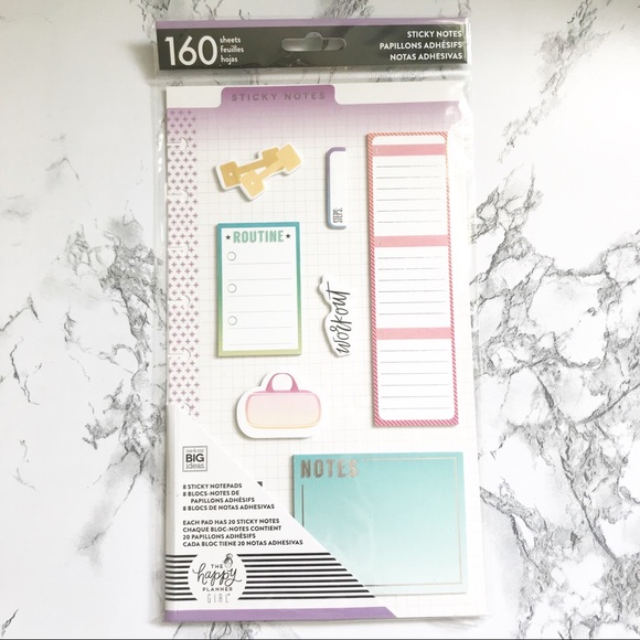 The Happy Planner Other - Happy Planner | NEW Healthy Hero Sticky Notes